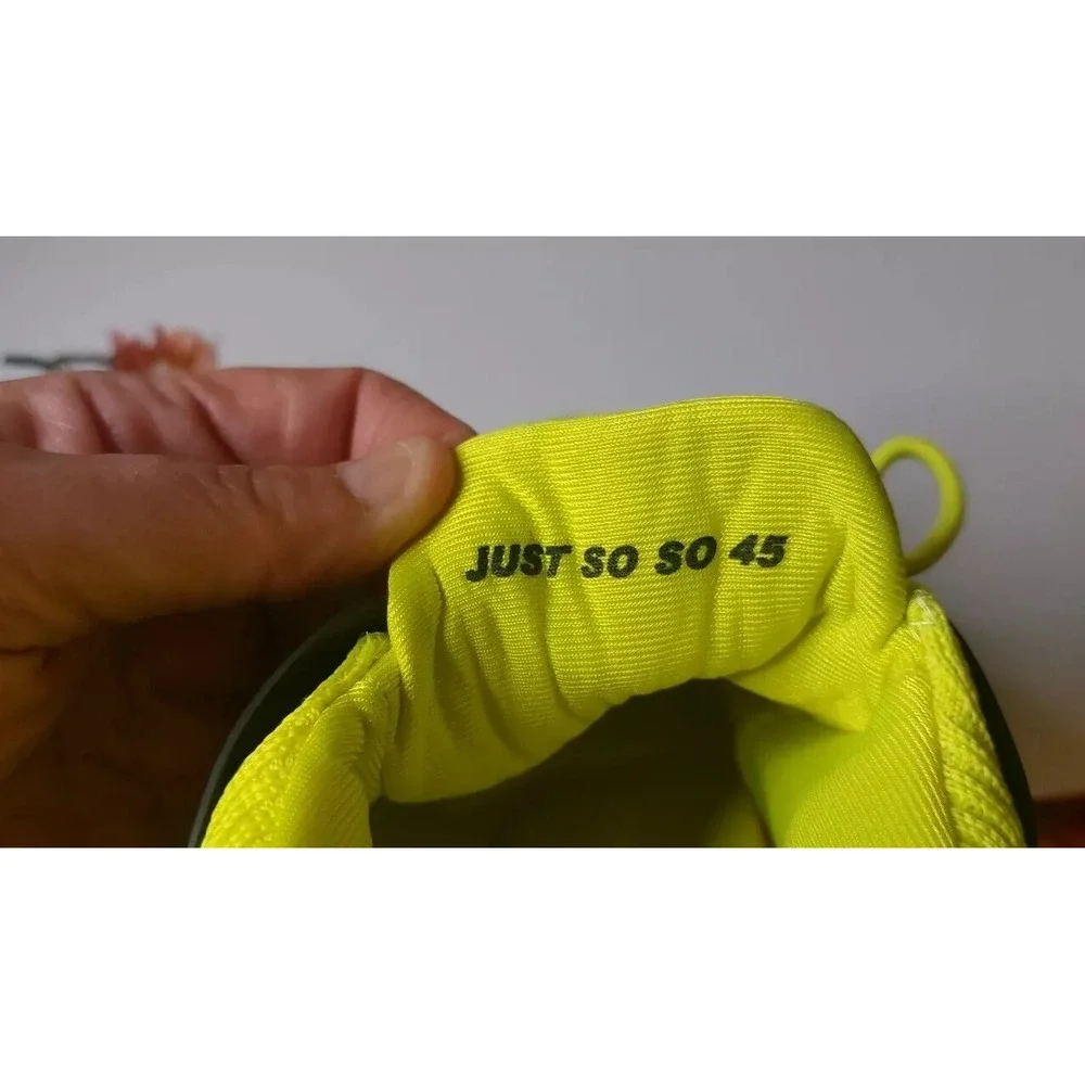 Just So So Mens Neon Yellow‎ Blade Running Sneakers Size 45 Athletic Shoes